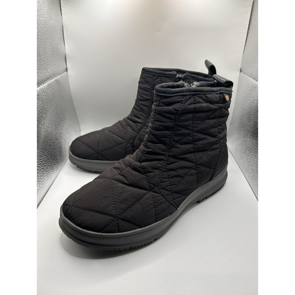 Bogs Snowday Low Black Waterproof Insulated Winter Boots Womens 7 72239-001